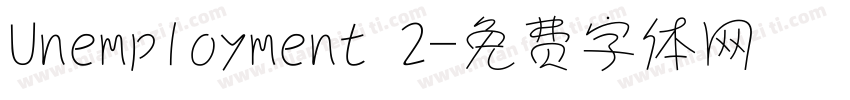 Unemployment 2字体转换